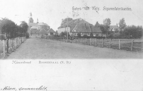 De Nieuwstraat in 1900